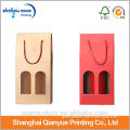 Promotional paper wine bag,paper bags with handles